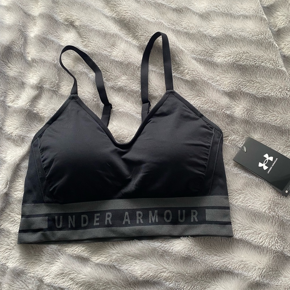 NWT Black XL Under Armour Sports Bra